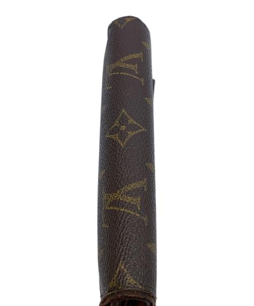 LOUIS VUITTON（ルイ ヴィトン）LOUIS VUITTON (ルイ ヴィトン) LOUIS VUITTON　モノグラム　ポルトトレゾール エテュイパピエ　3つ折り財布 ブラウンの古着・服飾アイテム