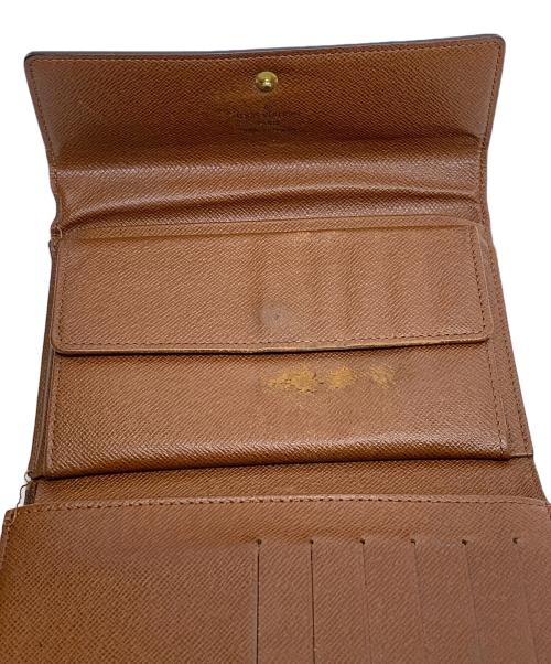 LOUIS VUITTON（ルイ ヴィトン）LOUIS VUITTON (ルイ ヴィトン) LOUIS VUITTON　モノグラム　ポルトトレゾール エテュイパピエ　3つ折り財布 ブラウンの古着・服飾アイテム