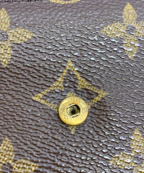 LOUIS VUITTON（ルイ ヴィトン）LOUIS VUITTON (ルイ ヴィトン) LOUIS VUITTON　モノグラム　ポルトトレゾール エテュイパピエ　3つ折り財布 ブラウンの古着・服飾アイテム