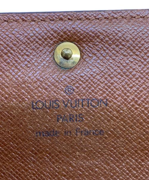 LOUIS VUITTON（ルイ ヴィトン）LOUIS VUITTON (ルイ ヴィトン) LOUIS VUITTON　モノグラム　ポルトトレゾール エテュイパピエ　3つ折り財布 ブラウンの古着・服飾アイテム