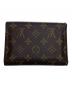 LOUIS VUITTON (ルイ ヴィトン) LOUIS VUITTON　モノグラム　ポルトトレゾール エテュイパピエ　3つ折り財布 ブラウン：12000円