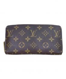 LOUIS VUITTON（ルイ ヴィトン）の古着「LOUIS VUITTON　モノグラム　ジッピー ウォレット　ブラウン　長財布」｜ブラウン