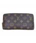 LOUIS VUITTON（ルイ ヴィトン）の古着「LOUIS VUITTON　モノグラム　ジッピー ウォレット　ブラウン　長財布」｜ブラウン
