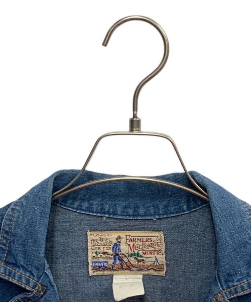 LEVI'S（リーバイス）LEVI'S (リーバイス) LEVI'S　FARMERS Mechanics 推定70s　2Bデニムジャケット ブルー サイズ:SIZE Mの古着・服飾アイテム