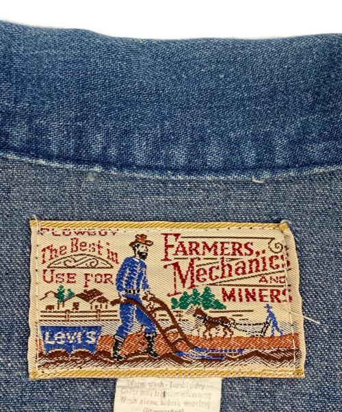 LEVI'S（リーバイス）LEVI'S (リーバイス) LEVI'S　FARMERS Mechanics 推定70s　2Bデニムジャケット ブルー サイズ:SIZE Mの古着・服飾アイテム
