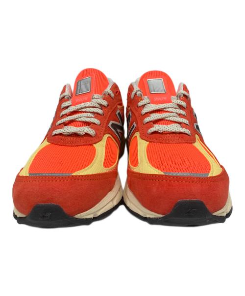 NEW BALANCE（ニューバランス）NEW BALANCE (ニューバランス) NEW BALANCE　オレンジ×レッド　Made in USA 990v4　スニーカー オレンジ×レッド サイズ:SIZE US8.5の古着・服飾アイテム