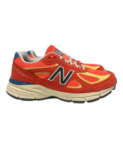 NEW BALANCE（ニューバランス）NEW BALANCE (ニューバランス) NEW BALANCE　オレンジ×レッド　Made in USA 990v4　スニーカー オレンジ×レッド サイズ:SIZE US8.5の古着・服飾アイテム