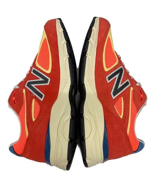 NEW BALANCE（ニューバランス）NEW BALANCE (ニューバランス) NEW BALANCE　オレンジ×レッド　Made in USA 990v4　スニーカー オレンジ×レッド サイズ:SIZE US8.5の古着・服飾アイテム