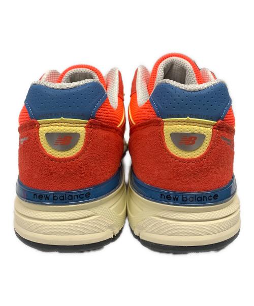 NEW BALANCE（ニューバランス）NEW BALANCE (ニューバランス) NEW BALANCE　オレンジ×レッド　Made in USA 990v4　スニーカー オレンジ×レッド サイズ:SIZE US8.5の古着・服飾アイテム