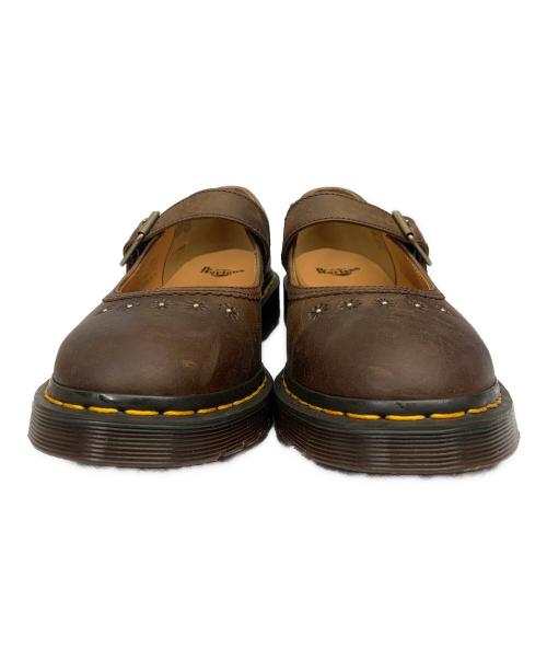 Dr.Martens（ドクターマーチン）Dr.Martens (ドクターマーチン) Dr.Martens　ブラウン　フラワー メリージェーン シューズ ブラウン サイズ:SIZE US10の古着・服飾アイテム
