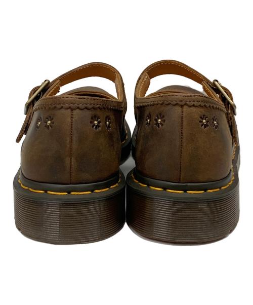 Dr.Martens（ドクターマーチン）Dr.Martens (ドクターマーチン) Dr.Martens　ブラウン　フラワー メリージェーン シューズ ブラウン サイズ:SIZE US10の古着・服飾アイテム