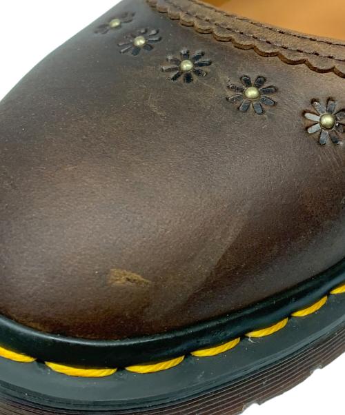 Dr.Martens（ドクターマーチン）Dr.Martens (ドクターマーチン) Dr.Martens　ブラウン　フラワー メリージェーン シューズ ブラウン サイズ:SIZE US10の古着・服飾アイテム