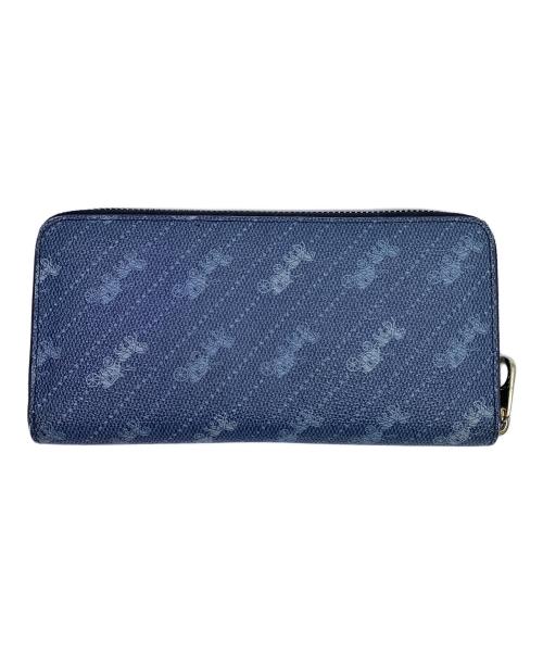 COACH（コーチ）COACH (コーチ) COACH　ブルー　長財布 ブルーの古着・服飾アイテム