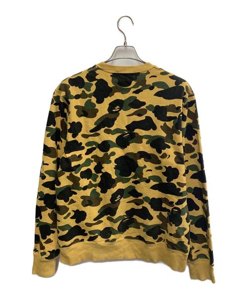 A BATHING APE（アベイシングエイプ）A BATHING APE (アベイシングエイプ) A BATHING APE　カーキ　カモフラージュ柄　スウェット カーキ サイズ:SIZE XLの古着・服飾アイテム