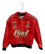 CHASE authenticsチェイスオーセンティック）の古着「CHASE AUTHENTICS　レッド　レーシングジャケット」｜レッド