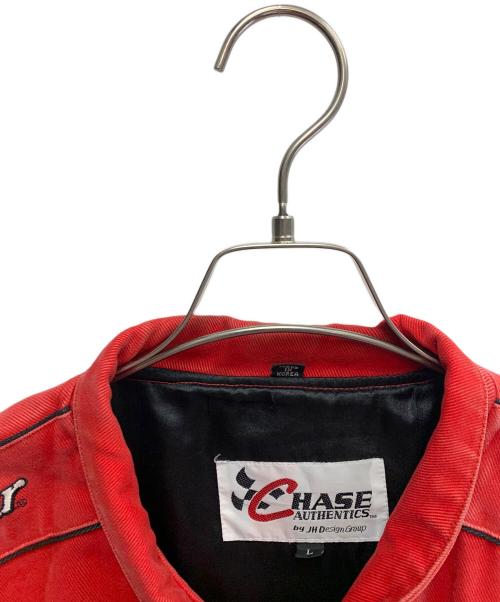 CHASE authentics（チェイスオーセンティック）CHASE authentics (チェイスオーセンティック) CHASE AUTHENTICS　レッド　レーシングジャケット レッド サイズ:SIZE Lの古着・服飾アイテム