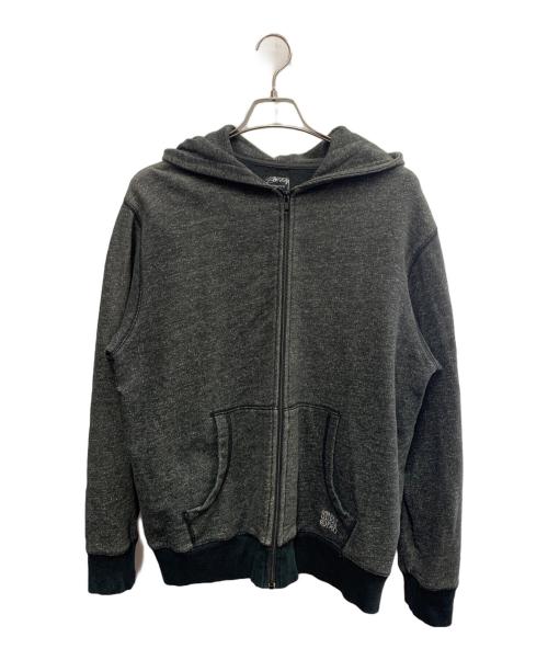 stussy（ステューシー）stussy (ステューシー) stussy　ジップパーカー ブラック サイズ:SIZE Mの古着・服飾アイテム