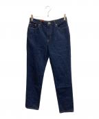KENZOケンゾー）の古着「KENZO　インディゴ　ASAGAO STRAIGHT JEANS　デニムパンツ」｜インディゴ