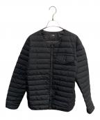 THE NORTH FACEザ ノース フェイス）の古着「THE NORTH FACE　ブラック　ライトダウンジャケット」｜ブラック