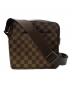 LOUIS VUITTON（ルイ ヴィトン）の古着「LOUIS VUITTON ダミエ オラフPM ブラウン ショルダーバッグ」｜ブラウン