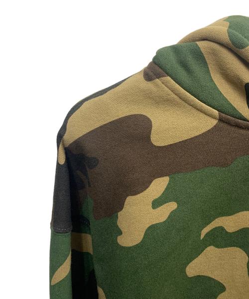 SUPREME（シュプリーム）SUPREME (シュプリーム) Supreme　グリーン　カモフラージュ柄　Logo Zip Up Hooded Sweatshirt　ジップパーカー グリーン サイズ:SIZE Lの古着・服飾アイテム
