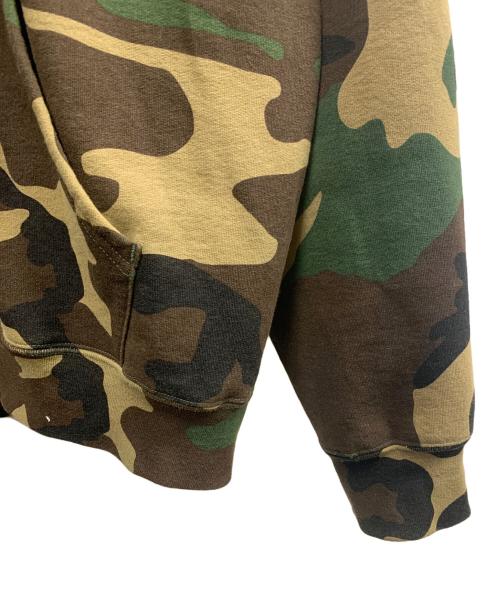SUPREME（シュプリーム）SUPREME (シュプリーム) Supreme　グリーン　カモフラージュ柄　Logo Zip Up Hooded Sweatshirt　ジップパーカー グリーン サイズ:SIZE Lの古着・服飾アイテム