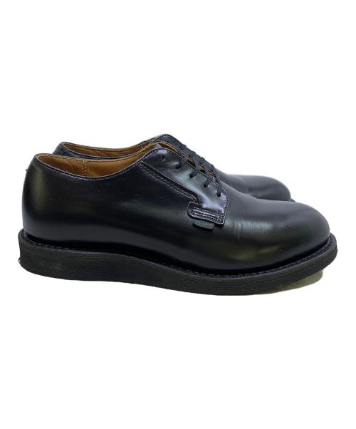 RED WING（レッドウィング）RED WING (レッドウィング) RED WING　ブラック　ポストマンシューズ ブラック サイズ:SIZE 25.5cmの古着・服飾アイテム