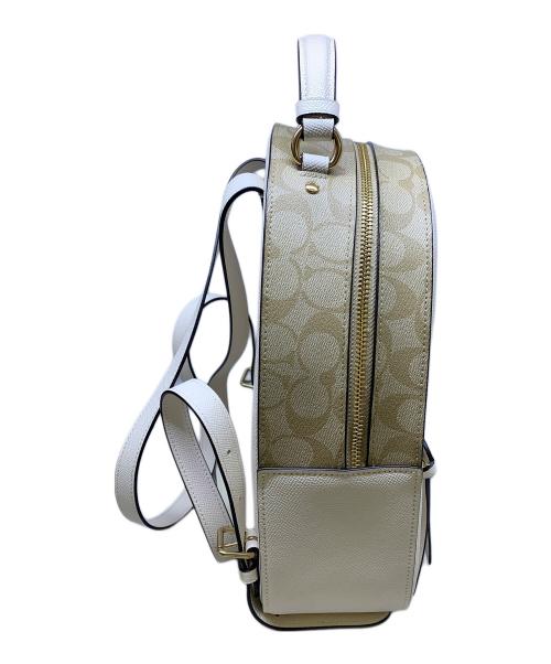 COACH（コーチ）COACH (コーチ) COACH　ベージュ　リュック ベージュの古着・服飾アイテム