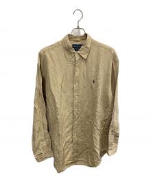 POLO RALPH LAUREN（ポロ・ラルフローレン）の古着「POLO RALPH LAUREN　ベージュ　長袖シャツ」｜ベージュ