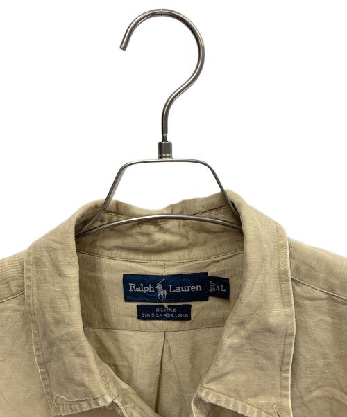 POLO RALPH LAUREN（ポロ・ラルフローレン）POLO RALPH LAUREN (ポロ・ラルフローレン) POLO RALPH LAUREN　ベージュ　長袖シャツ ベージュ サイズ:SIZE XLの古着・服飾アイテム