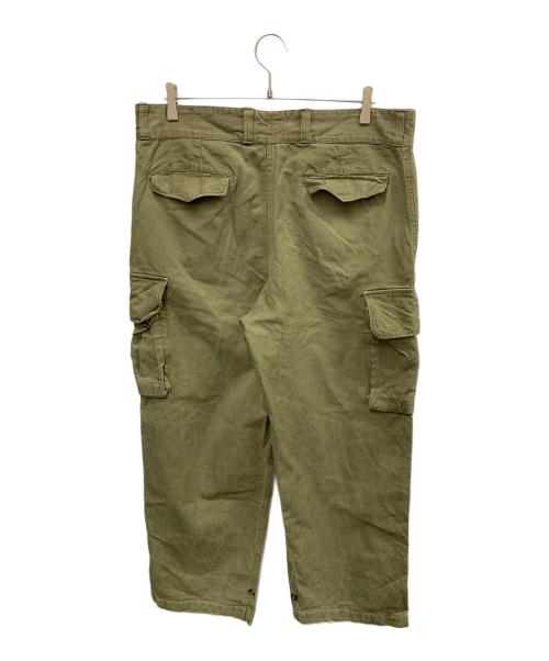 French Army（フランス軍）French Army (フランス軍) French Army　オリーブ　フランス軍　M47ポプリンカーゴパンツ オリーブ サイズ:不明の古着・服飾アイテム