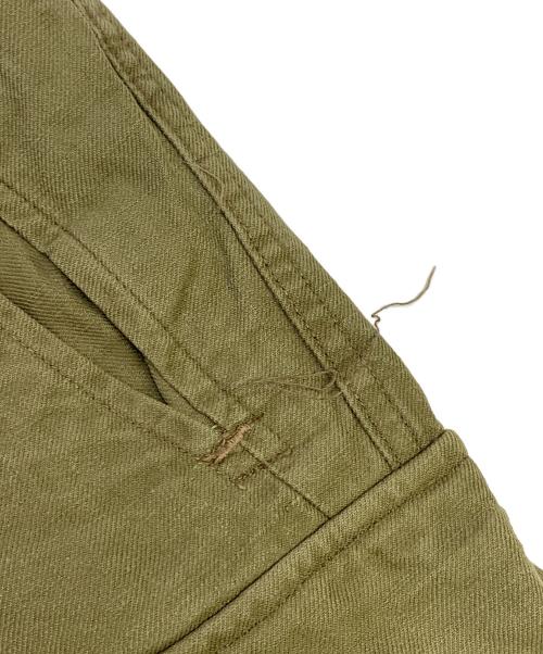 French Army（フランス軍）French Army (フランス軍) French Army　オリーブ　フランス軍　M47ポプリンカーゴパンツ オリーブ サイズ:不明の古着・服飾アイテム