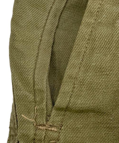 French Army（フランス軍）French Army (フランス軍) French Army　オリーブ　フランス軍　M47ポプリンカーゴパンツ オリーブ サイズ:不明の古着・服飾アイテム