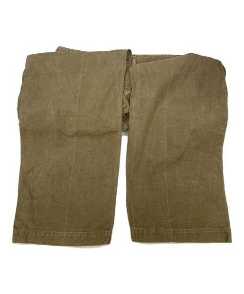French Army（フランス軍）French Army (フランス軍) French Army　35 G.B.A 前期型　フランス軍M-47カーゴパンツ オリーブ サイズ:不明の古着・服飾アイテム
