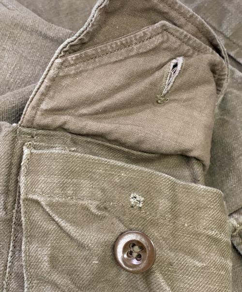 French Army（フランス軍）French Army (フランス軍) French Army　35 G.B.A 前期型　フランス軍M-47カーゴパンツ オリーブ サイズ:不明の古着・服飾アイテム
