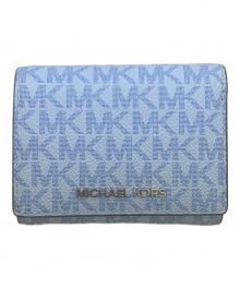 MICHAEL KORS（マイケルコース）の古着「MICHAEL KORS　	スカイブルー　コンパクトウォレット」｜スカイブルー