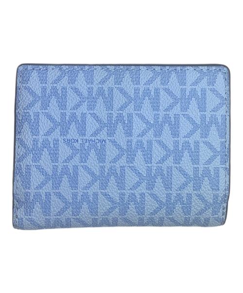 MICHAEL KORS（マイケルコース）MICHAEL KORS (マイケルコース) MICHAEL KORS　	スカイブルー　コンパクトウォレット スカイブルーの古着・服飾アイテム