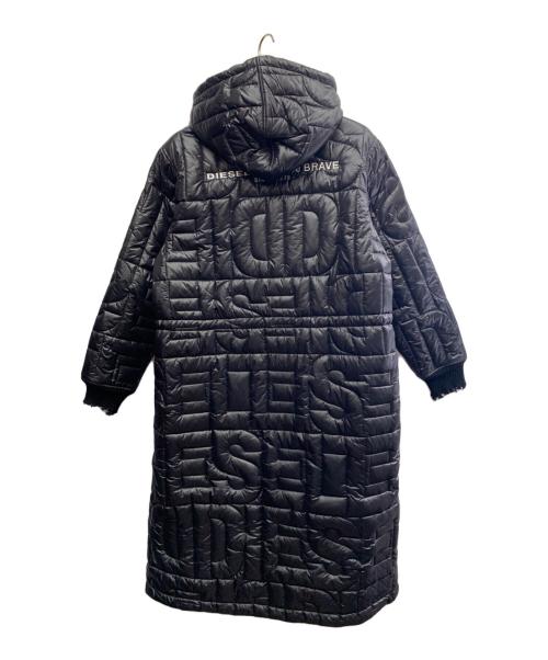 DIESEL（ディーゼル）DIESEL (ディーゼル) DIESEL　キルティングコート ブラック サイズ:XSの古着・服飾アイテム