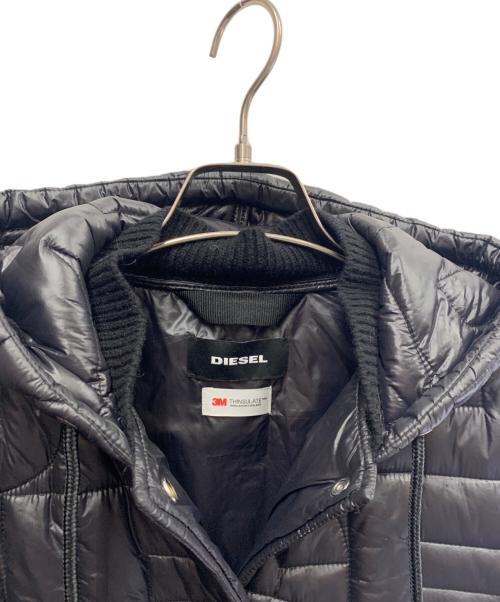 DIESEL（ディーゼル）DIESEL (ディーゼル) DIESEL　キルティングコート ブラック サイズ:XSの古着・服飾アイテム