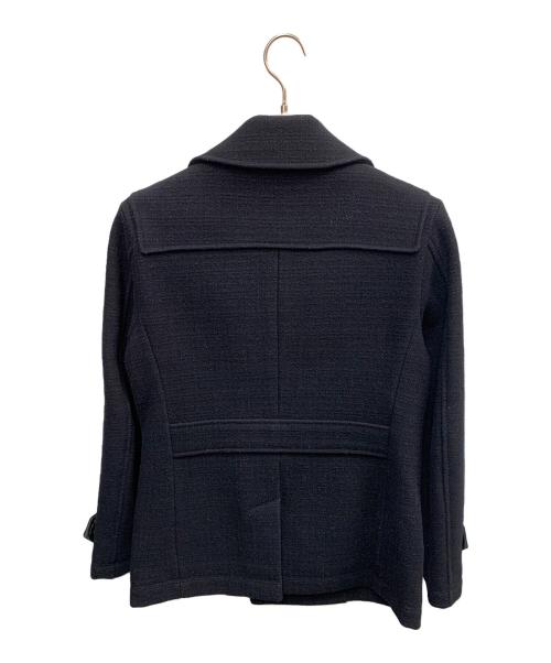 BURBERRY BLACK LABEL（バーバリーブラックレーベル）BURBERRY BLACK LABEL (バーバリーブラックレーベル) BURBERRY BLACK LABEL　ブラック　Pコート ブラック サイズ:SIZE Mの古着・服飾アイテム