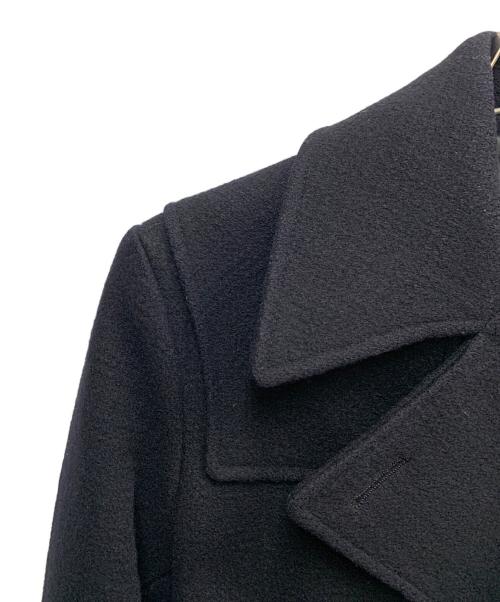BURBERRY BLACK LABEL（バーバリーブラックレーベル）BURBERRY BLACK LABEL (バーバリーブラックレーベル) BURBERRY BLACK LABEL　ブラック　Pコート ブラック サイズ:SIZE Mの古着・服飾アイテム