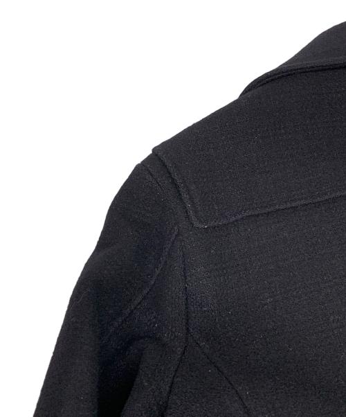 BURBERRY BLACK LABEL（バーバリーブラックレーベル）BURBERRY BLACK LABEL (バーバリーブラックレーベル) BURBERRY BLACK LABEL　ブラック　Pコート ブラック サイズ:SIZE Mの古着・服飾アイテム