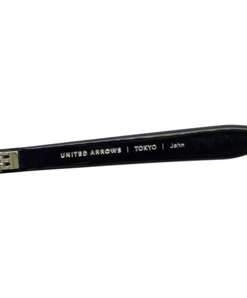 金子眼鏡（カネコガンキョウ）金子眼鏡 (カネコガンキョウ) UNITED ARROWS TOKYO (ユナイテッドアローズトウキョウ) 金子眼鏡　UNITED ARROWS TOKYO　John　サングラス ブラックの古着・服飾アイテム