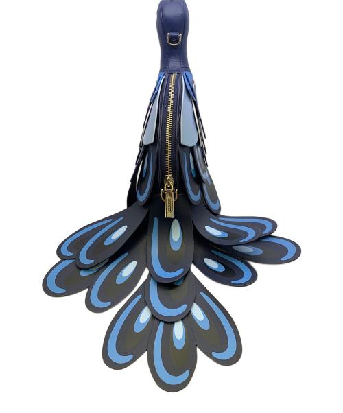 Kate Spade（ケイトスペード）Kate Spade (ケイトスペード) Kate Spade　パーフェクト プルーム 3D ピーコック クロスボディ　ショルダーバッグ ネイビーの古着・服飾アイテム
