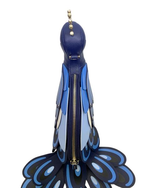 Kate Spade（ケイトスペード）Kate Spade (ケイトスペード) Kate Spade　パーフェクト プルーム 3D ピーコック クロスボディ　ショルダーバッグ ネイビーの古着・服飾アイテム