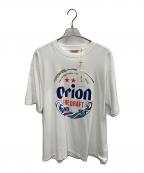 WIND AND SEAウィンダンシー）の古着「WIND AND SEA　ORION BEER x WDS LABEL S/S TEE　半袖カットソー」｜ホワイト