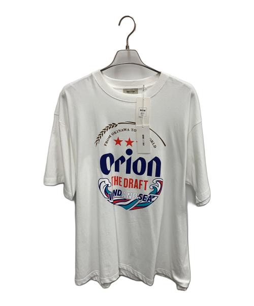 WIND AND SEA（ウィンダンシー）WIND AND SEA (ウィンダンシー) WIND AND SEA　ORION BEER x WDS LABEL S/S TEE　半袖カットソー ホワイト サイズ:SIZE XLの古着・服飾アイテム