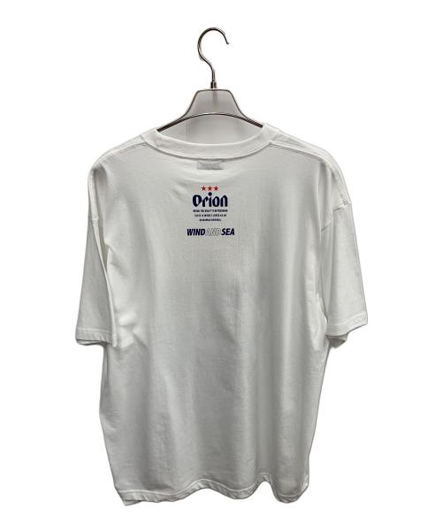 WIND AND SEA（ウィンダンシー）WIND AND SEA (ウィンダンシー) WIND AND SEA　ORION BEER x WDS LABEL S/S TEE　半袖カットソー ホワイト サイズ:SIZE XLの古着・服飾アイテム