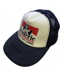 Hysteric Glamour（ヒステリックグラマー）の古着「ギターガール　メッシュキャップ」｜ブラック