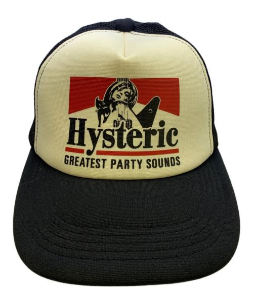 Hysteric Glamour（ヒステリックグラマー）Hysteric Glamour (ヒステリックグラマー) ギターガール　メッシュキャップ ブラックの古着・服飾アイテム
